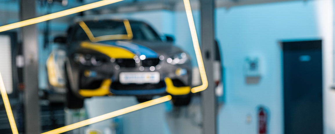 Blurred Workshop Scene