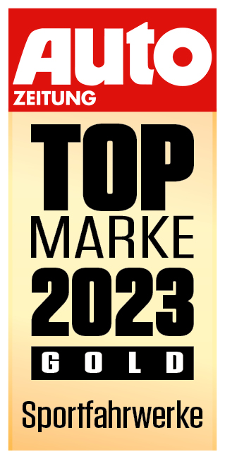 Logo für Top Marke 2023 GOLD im Bereich Sportfahrwerke für BILSTEIN